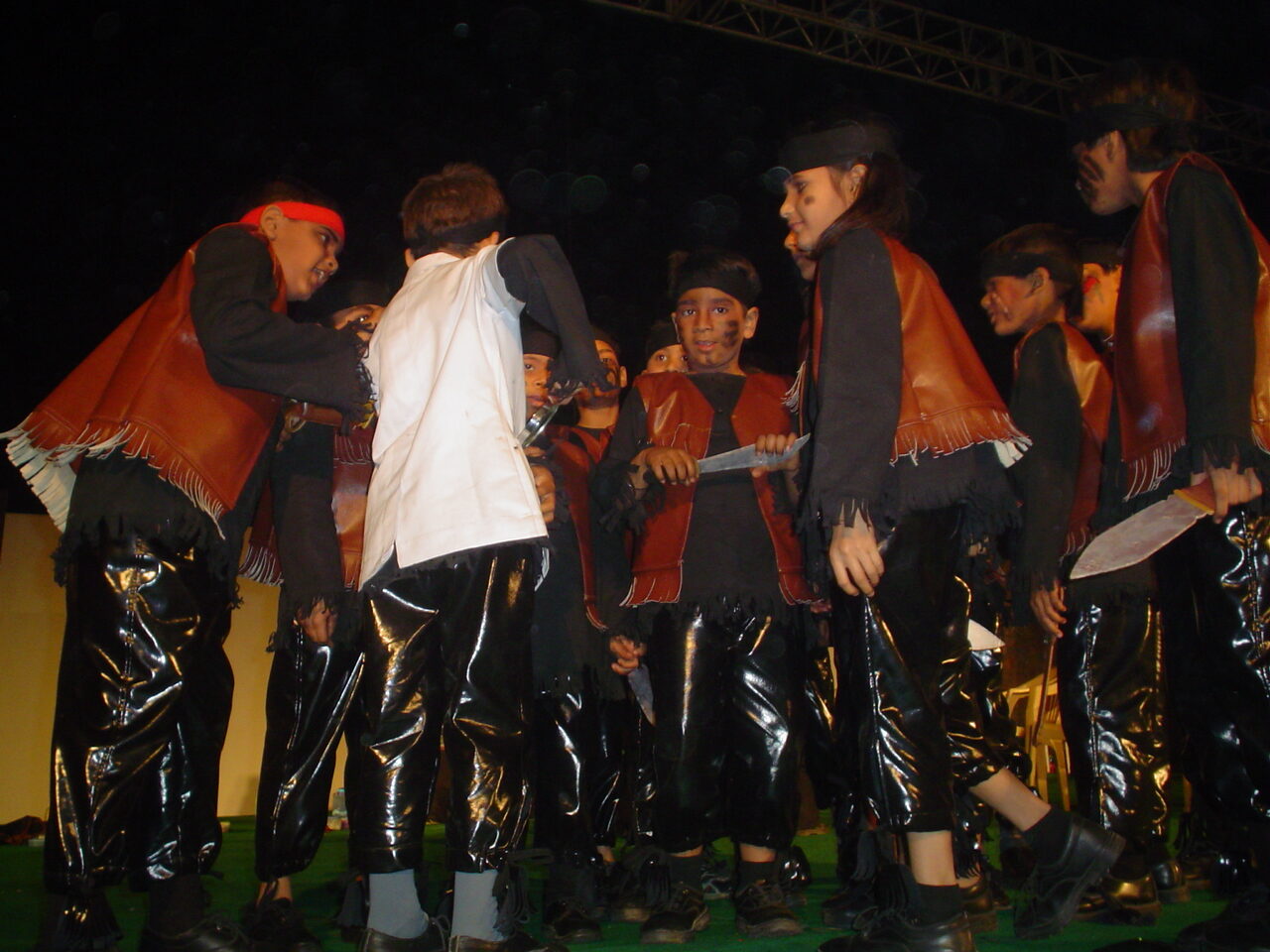 Children in dramatic performance