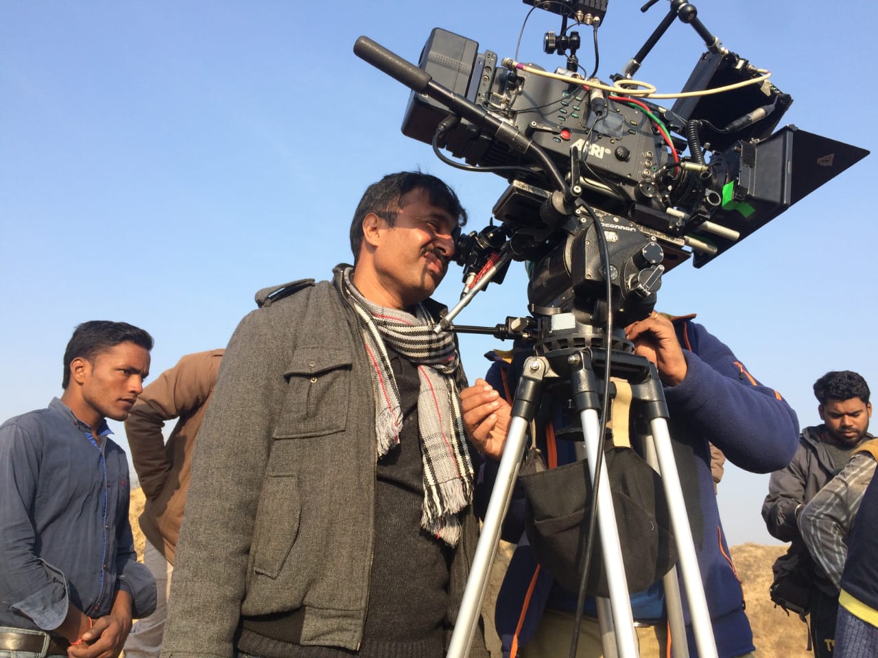Pushpendra Singh on location for Ashwatthama